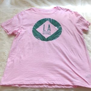 Aeropostale LA California XL Pink T-shirt